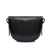 Borsa a tracolla in pelle granata taglia piccola - Borse a tracolla donna | The Bridge