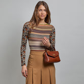 Mini borsa a mano in pelle con tracolla rimovibile | The Bridge
