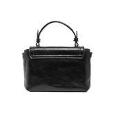 Mini borsa a mano in pelle con tracolla rimovibile Story - Nero/oro - Borse mini donna | The Bridge