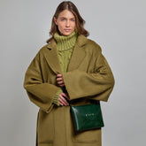 Borsa tracolla pelle chiusa con zip | The Bridge