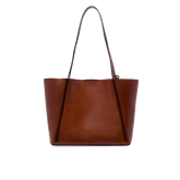Borsa shopper in pelle con pochette coordinata - Shopping bag donna | The Bridge