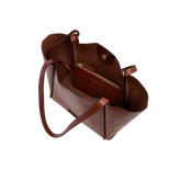 Borsa shopper in pelle con pochette coordinata | The Bridge