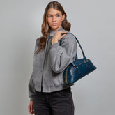 Borsa a spalla donna in pelle con silhouette arrotondata | The Bridge