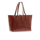 Borsa shopper pelle con nappine | The Bridge