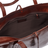 Borsa shopper pelle con nappine | The Bridge