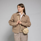 Borsa tracolla in pelle compatta | The Bridge