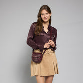 Borsa tracolla in pelle compatta | The Bridge