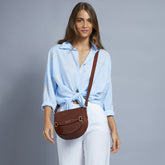 Borsa tracolla pelle medium size | The Bridge