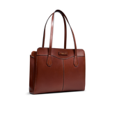 Borsa shopper pelle tre scomparti e zip | The Bridge