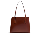 Borsa shopper pelle tre scomparti e zip | The Bridge