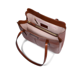 Borsa shopper pelle tre scomparti e zip | The Bridge