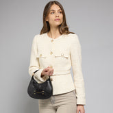 Borsa pelle donna piccola con tracolla removibile | The Bridge