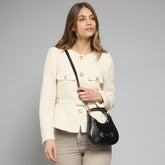 Borsa pelle donna piccola con tracolla removibile | The Bridge