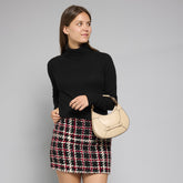 Borsa pelle donna piccola con tracolla removibile | The Bridge