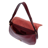 Borsa a spalla in pelle grande con patta frontale | The Bridge