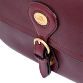 Borsa a spalla in pelle grande con patta frontale | The Bridge