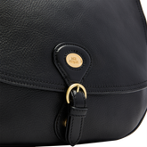 Borsa a spalla in pelle grande con patta frontale | The Bridge