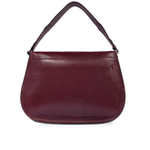 Borsa a spalla in pelle grande con patta frontale | The Bridge