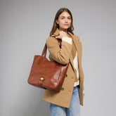 Borsa shopper in pelle | The Bridge