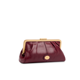 Pochette donna in pelle con chiusura a scatto | The Bridge