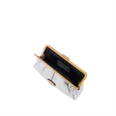 Pochette donna in pelle con chiusura a scatto | The Bridge
