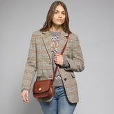 Borsa tracolla in pelle a scomparti small size | The Bridge