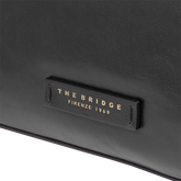 Borsa a tracolla in pelle con chiusura e zip frontale | The Bridge