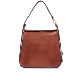 Borsa a spalla in pelle con zip frontale | The Bridge