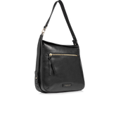 Borsa a spalla in pelle con zip frontale | The Bridge