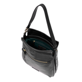 Borsa a spalla in pelle con zip frontale | The Bridge