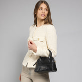 Borsa a mano in pelle con tracolla removibile | The Bridge
