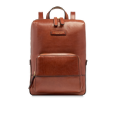 Zaino donna in pelle piccolo con tasca frontale | The Bridge