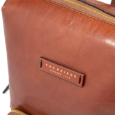 Zaino donna in pelle piccolo con tasca frontale | The Bridge