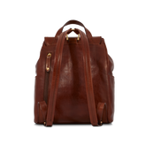 Zaino donna pelle con tasca frontale | The Bridge