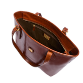 Borsa shopper pelle chiusa con zip | The Bridge