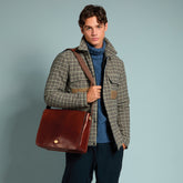 Cartella in pelle uomo con tracolla - Borse da lavoro | The Bridge