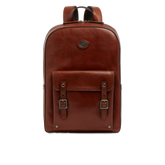 Zaino in pelle porta pc uomo una zip | The Bridge