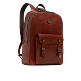 Zaino in pelle porta pc uomo due zip - Idee regalo uomo | The Bridge