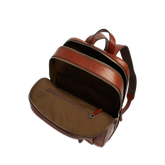 Zaino in pelle porta pc uomo due zip | The Bridge