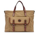 Zaino in pelle e tessuto uomo - Borse da lavoro | The Bridge