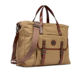 Zaino in pelle e tessuto uomo - Borse da lavoro | The Bridge