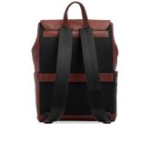 Zaino in pelle uomo con patta frontale - Zaini da viaggio | The Bridge