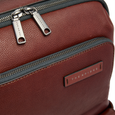 Zaino in pelle uomo con tasche frontali | The Bridge