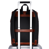 Zaino in pelle uomo con patta frontale | The Bridge