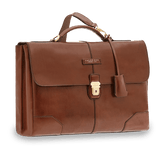 Cartella di pelle uomo porta pc con tracolla - Idee regalo uomo | The Bridge