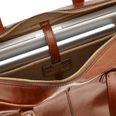 Cartella di pelle uomo con tracolla - Idee regalo uomo | The Bridge