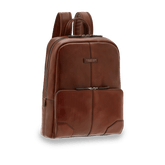 Zaino in pelle porta pc uomo una zip | The Bridge