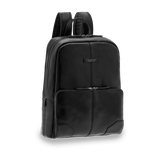 Zaino in pelle porta pc uomo due zip - Zaini uomo in pelle | The Bridge