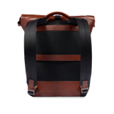 Zaino in pelle uomo con apertura roll-top | The Bridge