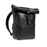 Zaino in pelle uomo con apertura roll-top | The Bridge